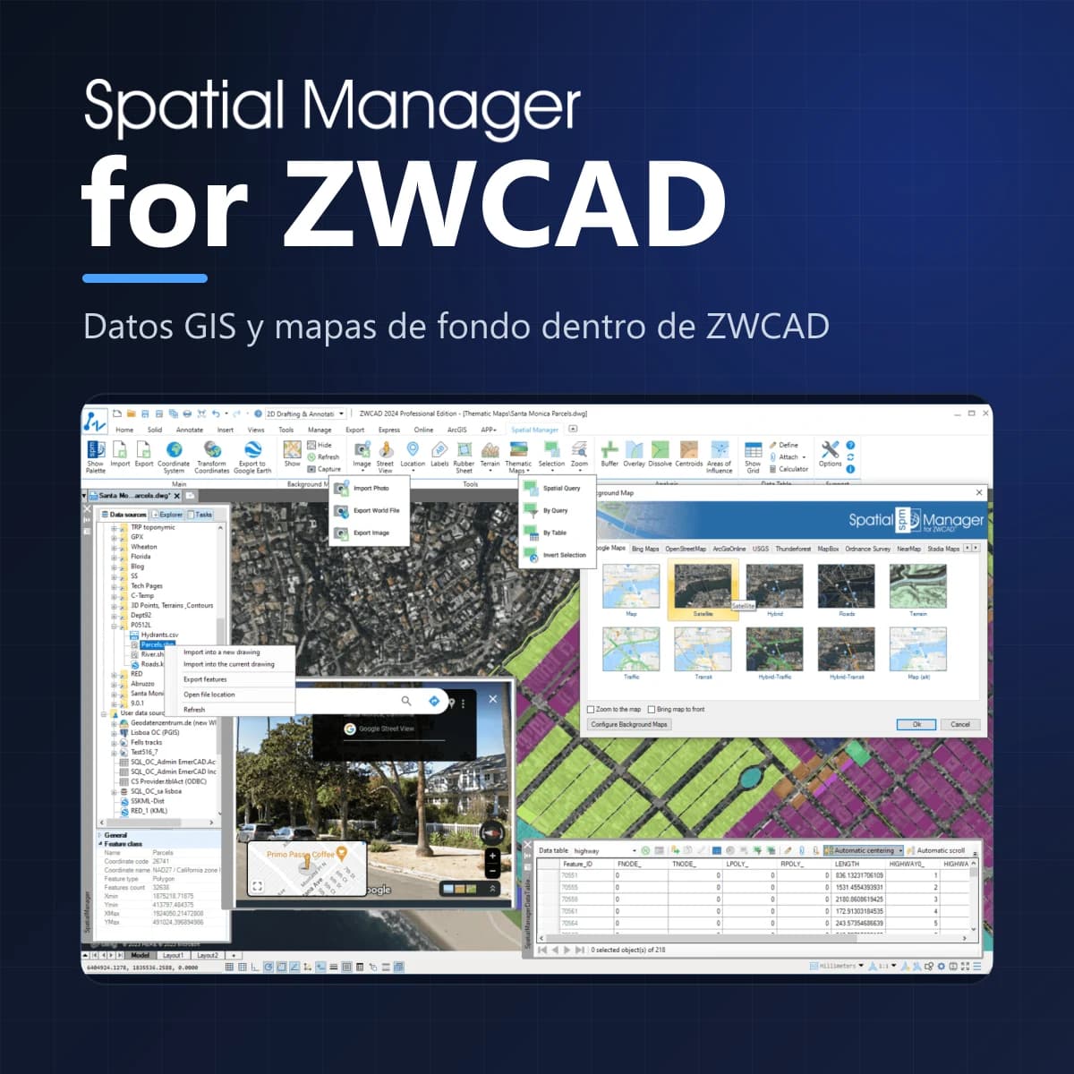 Spatial Manager for ZWCAD